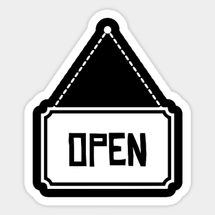 Open Shield Sticker